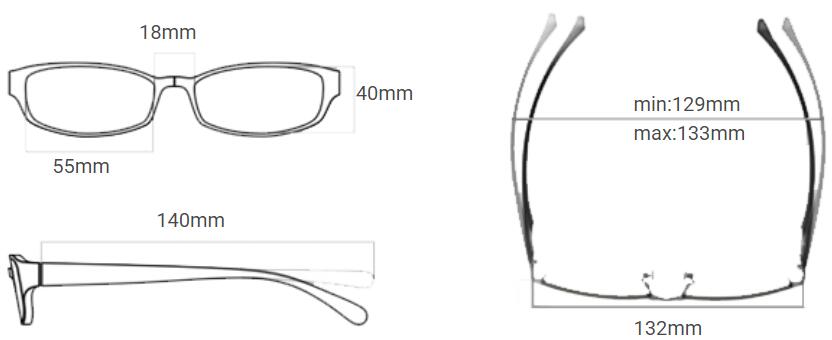 How to store adjust eyeglasses