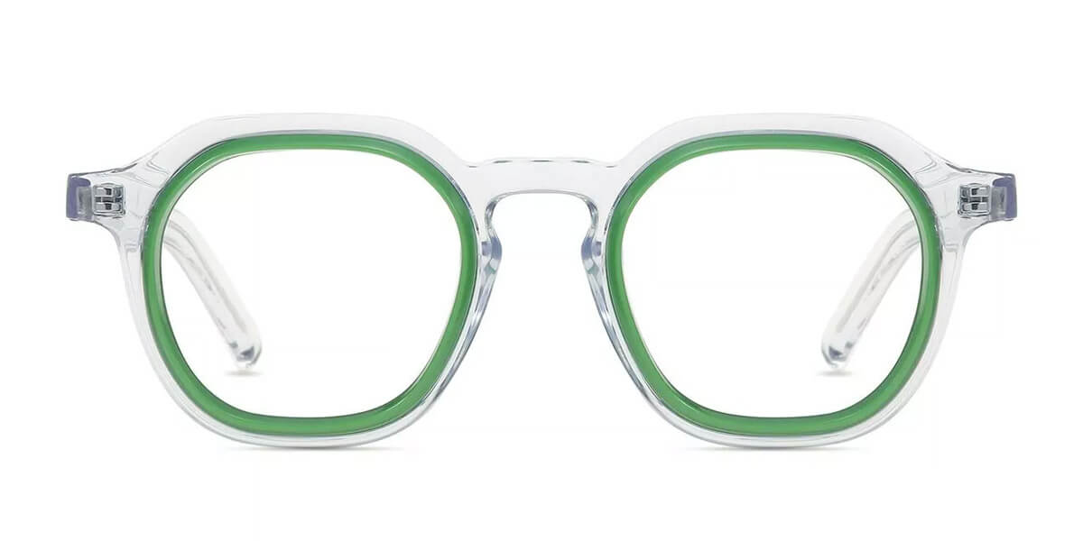 定番のお歳暮 Eyeglasses Clear Geometric Square Oval 30117 Frames Leoptique | 小物