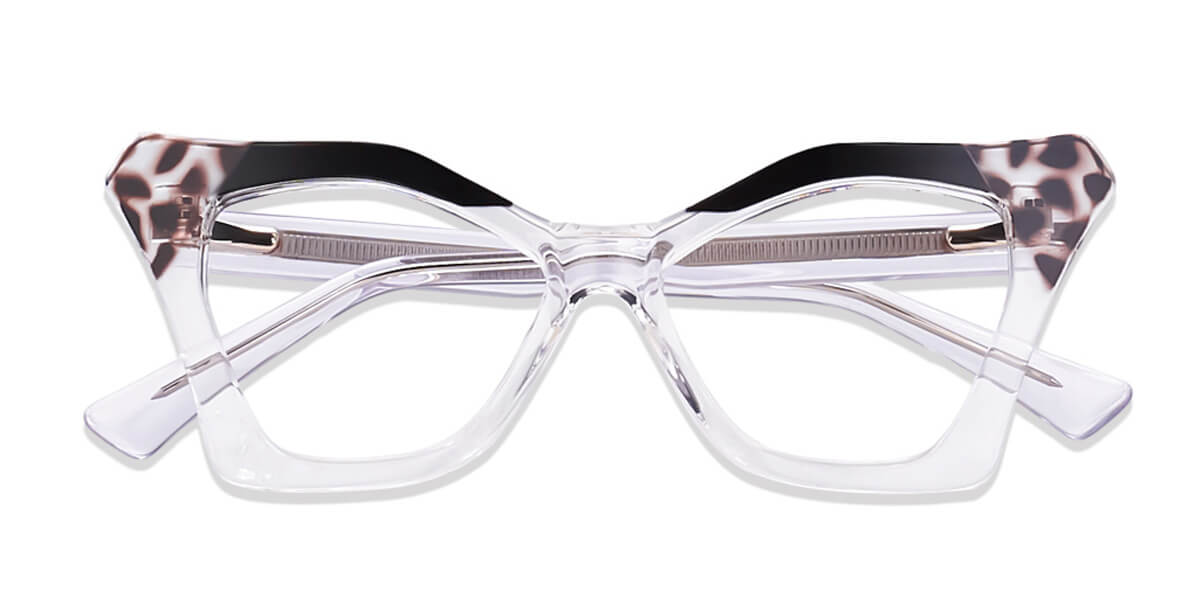 87291 Cat-eye Butterfly Black Eyeglasses Frames | Leoptique