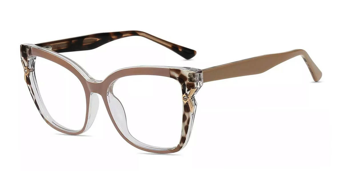 87312 Cat-eye Butterfly Pink Eyeglasses Frames | Leoptique
