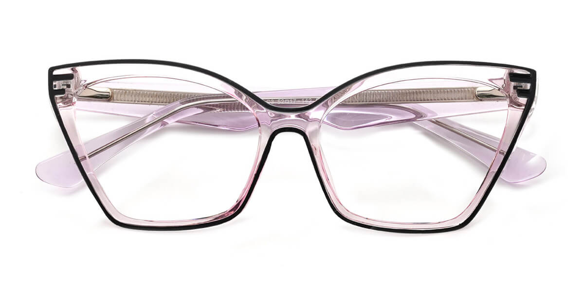87313 Cat-eye Black Eyeglasses Frames | Leoptique