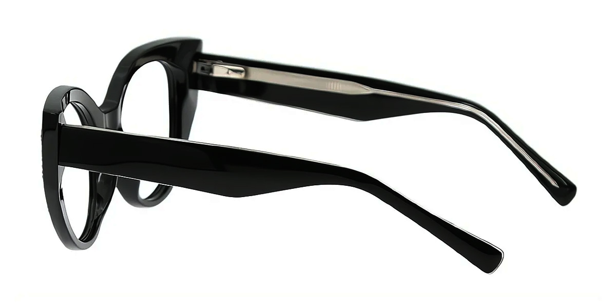 87309 Cat-eye Black Eyeglasses Frames | Leoptique