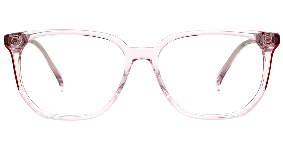 LTO-63005 Square Pink Eyeglasses Frames | Leoptique