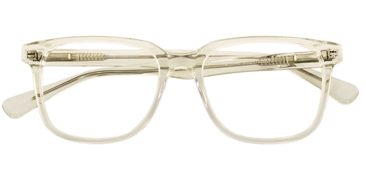 YC1046 Square Clear Eyeglasses Frames | Leoptique