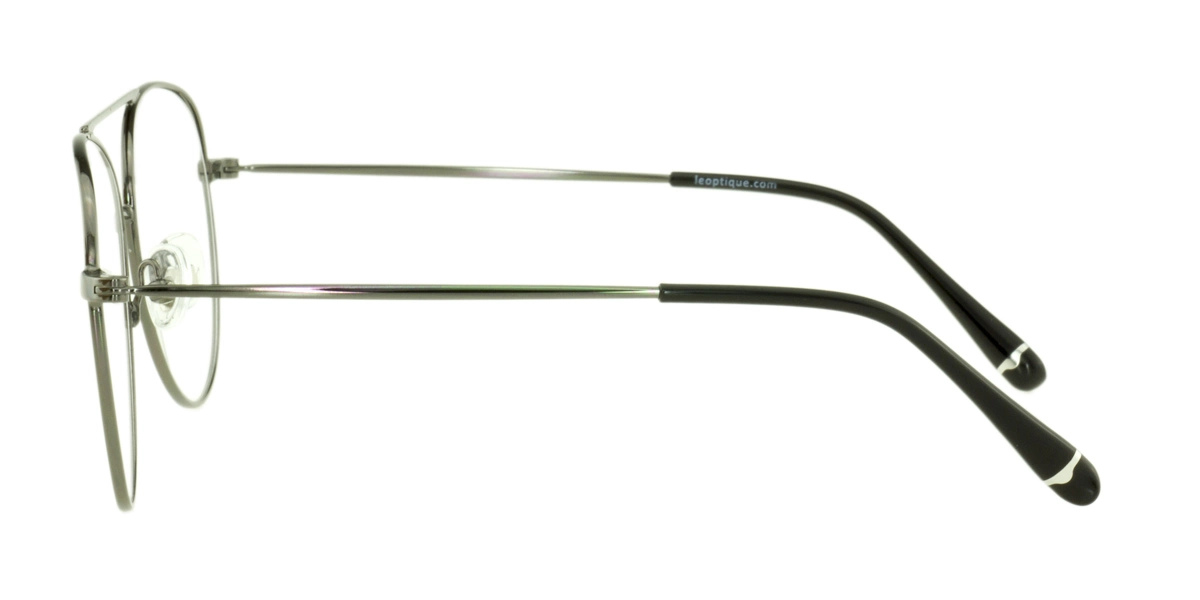 YC8013 Aviator Gray Eyeglasses Frames | Leoptique