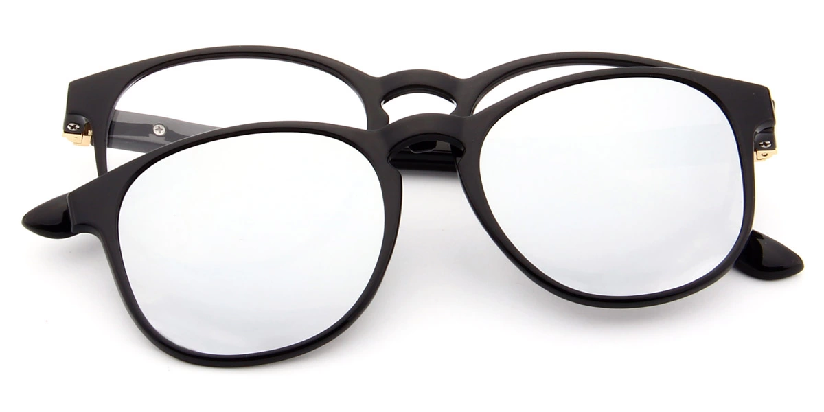 5002 Oval Black Eyeglasses Frames | Leoptique