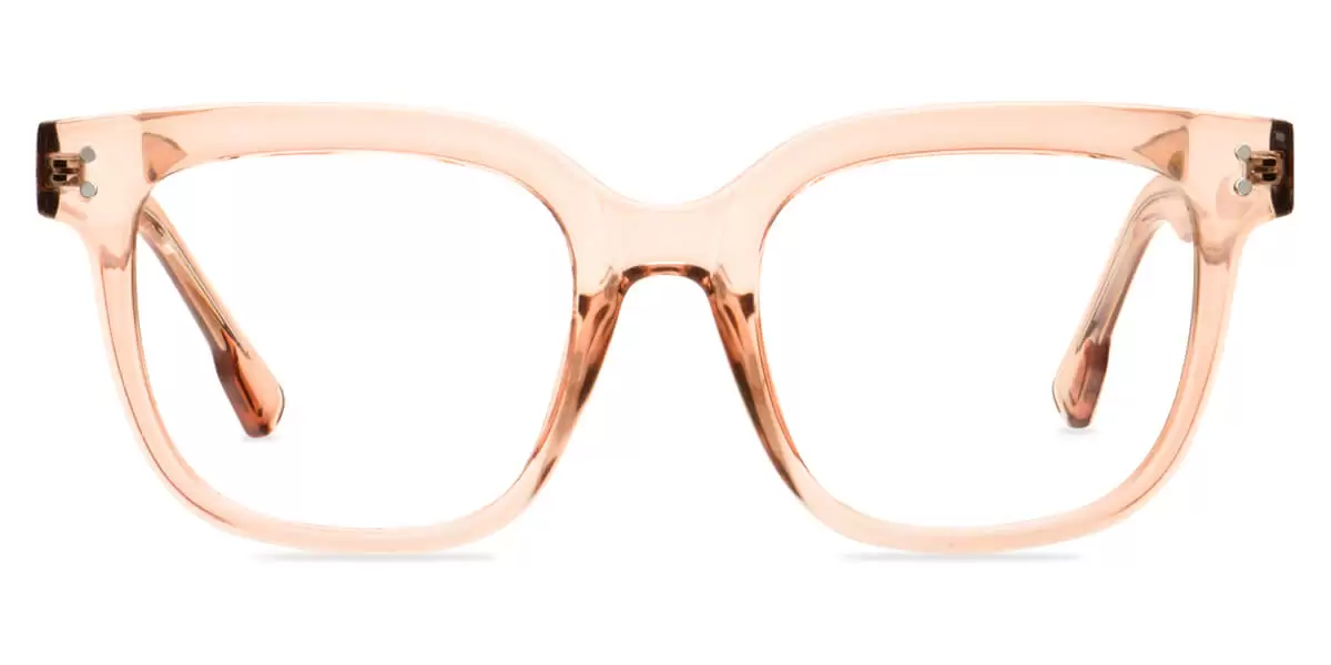 92330 Oval Pink Eyeglasses Frames Leoptique