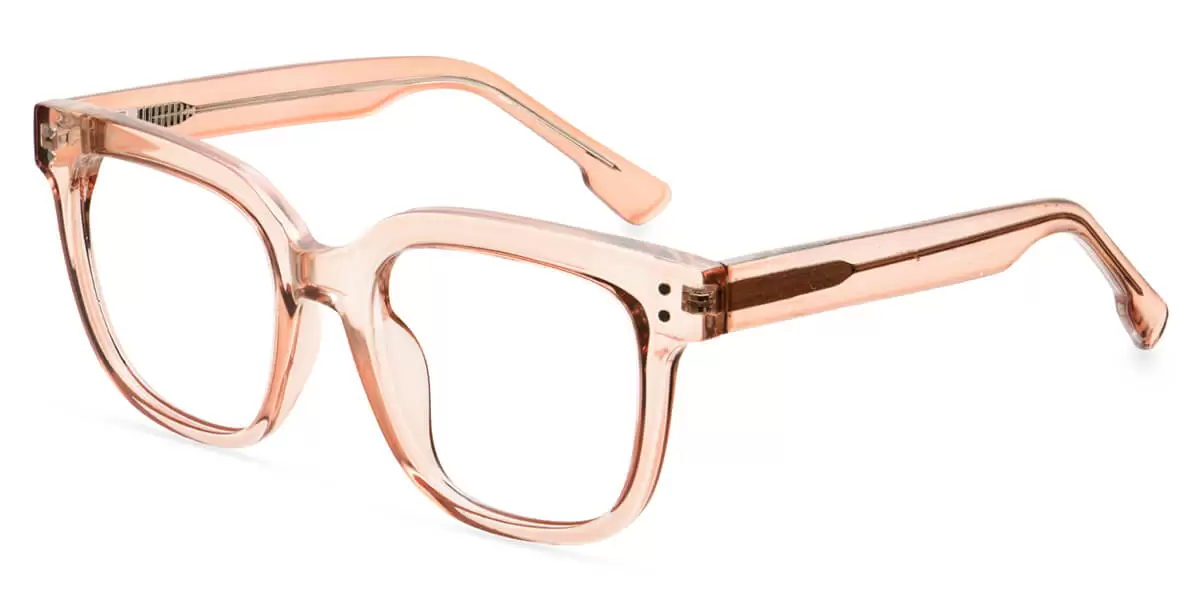 92330 Oval Pink Eyeglasses Frames | Leoptique