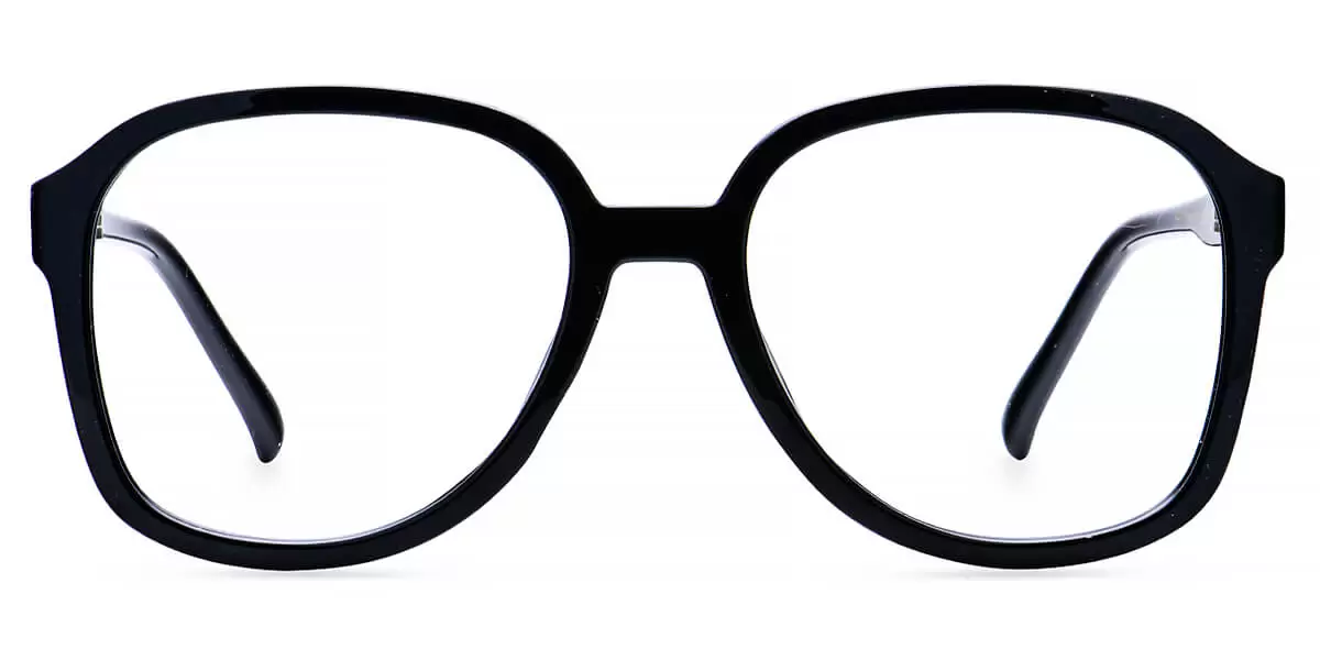 31399 Square Black Eyeglasses Frames | Leoptique