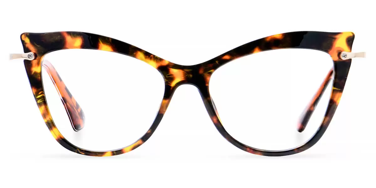 97525 Cat-eye Butterfly Tortoise Eyeglasses Frames | Leoptique