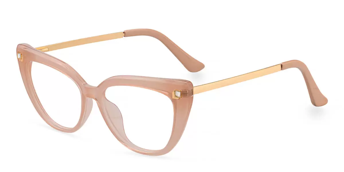 92315 Cat-eye Butterfly Pink Eyeglasses Frames | Leoptique