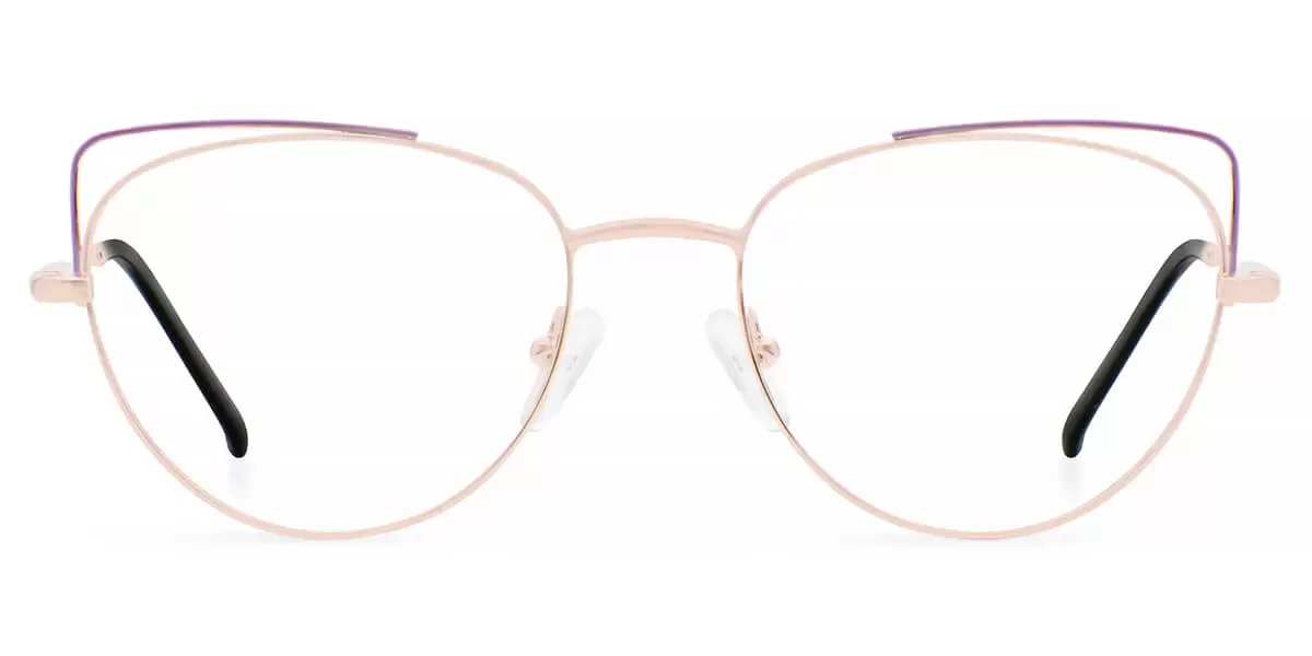 97105 Cat-eye Pink Eyeglasses Frames | Leoptique