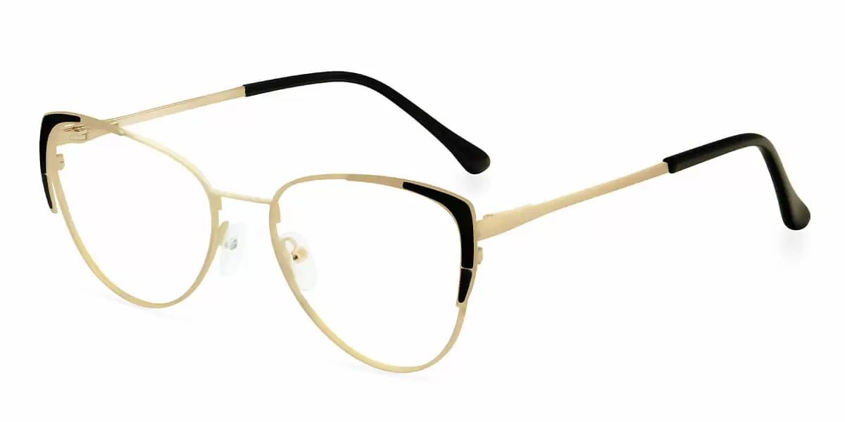 95689 Cat-eye Black Eyeglasses Frames | Leoptique