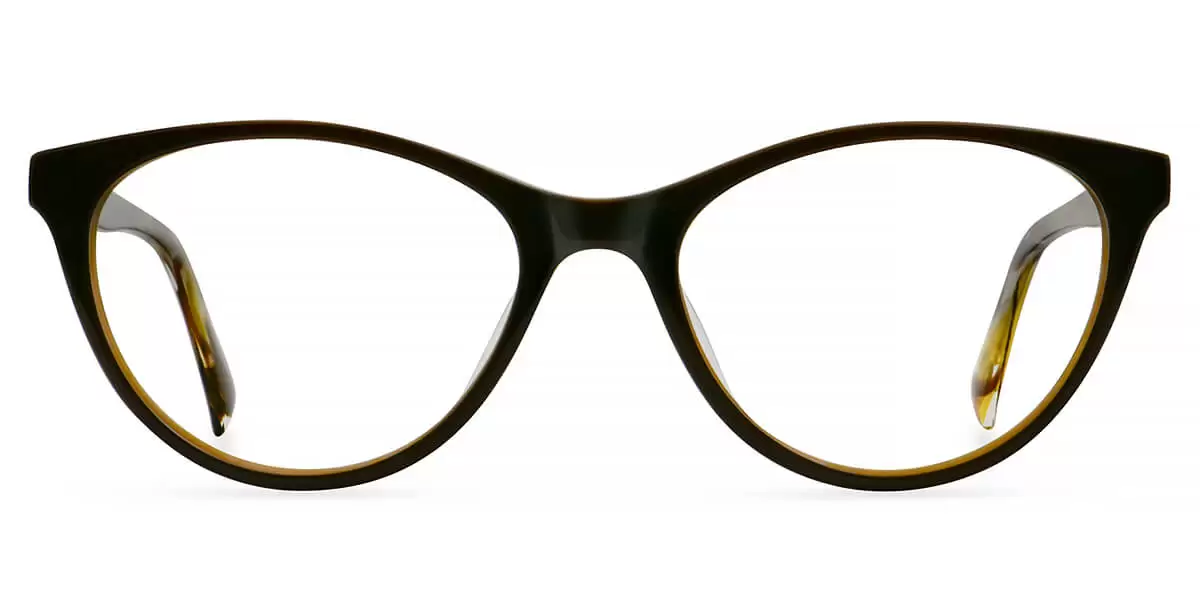 H5092 Cat-eye Butterfly Brown Eyeglasses Frames | Leoptique