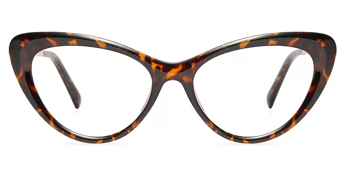 P2073 Cat-eye Tortoise Eyeglasses Frames | Leoptique