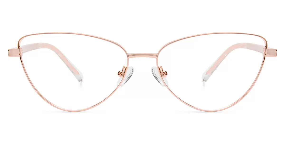 P3006 Cat-eye Pink Eyeglasses Frames | Leoptique