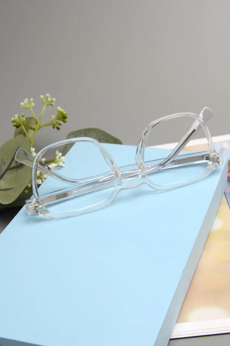 K9039 Square Clear Eyeglasses Frames | Leoptique